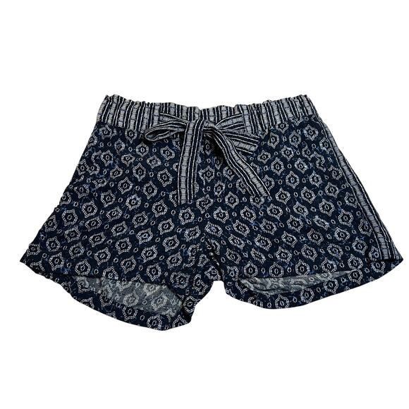 Liverpool Paper Bag Tie Front Porkchop Short Size 4/27 Casual Summer Vacation - Picture 4 of 13